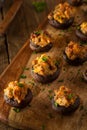 Homemade Sausage Stuffed Mushrooms