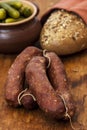 Homemade sausages