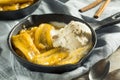 Homemade Sauteed Bananas Foster Royalty Free Stock Photo