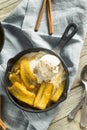 Homemade Sauteed Bananas Foster Royalty Free Stock Photo