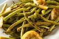 Homemade Sauteed Green Beans Royalty Free Stock Photo