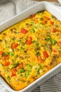 Homemade Savory Eggbake Breakfast Royalty Free Stock Photo