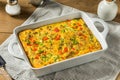 Homemade Savory Eggbake Breakfast Royalty Free Stock Photo