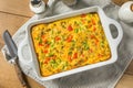 Homemade Savory Eggbake Breakfast Royalty Free Stock Photo