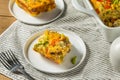 Homemade Savory Eggbake Breakfast Royalty Free Stock Photo