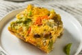 Homemade Savory Eggbake Breakfast Royalty Free Stock Photo