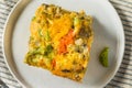 Homemade Savory Eggbake Breakfast Royalty Free Stock Photo