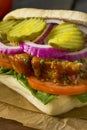 Homemade Savory Meatloaf Sandwich Royalty Free Stock Photo