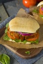 Homemade Savory Meatloaf Sandwich Royalty Free Stock Photo