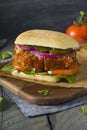 Homemade Savory Meatloaf Sandwich Royalty Free Stock Photo