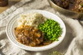 Homemade Savory Salisbury Steaks Royalty Free Stock Photo