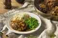 Homemade Savory Salisbury Steaks Royalty Free Stock Photo