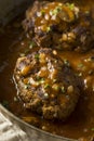 Homemade Savory Salisbury Steaks Royalty Free Stock Photo