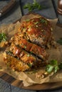 Homemade Savory Spiced Meatloaf Royalty Free Stock Photo