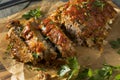 Homemade Savory Spiced Meatloaf Royalty Free Stock Photo