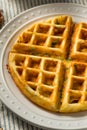 Homemade Savory Waffles for Breakfast