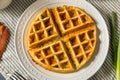 Homemade Savory Waffles for Breakfast