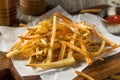 Homemade Shoestring French Fries Royalty Free Stock Photo