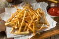 Homemade Shoestring French Fries Royalty Free Stock Photo