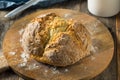 Homemade Simple Irish Soda Bread Royalty Free Stock Photo
