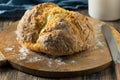Homemade Simple Irish Soda Bread Royalty Free Stock Photo