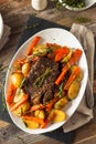 Homemade Slow Cooker Pot Roast Royalty Free Stock Photo