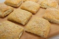 Homemade small bread like snacks Royalty Free Stock Photo