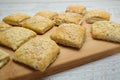 Homemade small bread like snacks Royalty Free Stock Photo