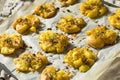 Homemade Smashed Potatoes with Garlic Royalty Free Stock Photo