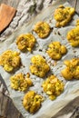 Homemade Smashed Potatoes with Garlic Royalty Free Stock Photo