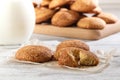 Homemade Snickerdoodle cookies Royalty Free Stock Photo