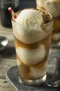 Homemade Soda Black Cow Ice Cream Float