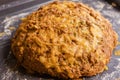 Homemade soda bread with zucchini and cheddar cheese