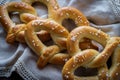 Homemade Soft Pretzels Royalty Free Stock Photo