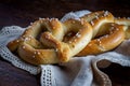 Homemade Soft Pretzels Royalty Free Stock Photo