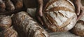 Homemade sourdough bread food photography recipe idea