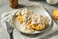 Homemade Southern Biscuits and Gravy