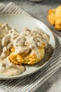 Homemade Southern Biscuits and Gravy