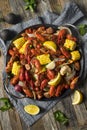 Homemade Southern Crawfish Boil