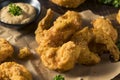 Homemade Southern Fried Cajun Shrimp Royalty Free Stock Photo