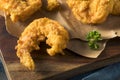 Homemade Southern Fried Cajun Shrimp Royalty Free Stock Photo