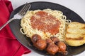 Homemade Spaghetti and meatballs