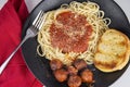 Homemade Spaghetti and meatballs