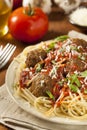 Homemade Spaghetti and Meatballs Pasta