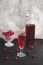 homemade sparkling cherry wine