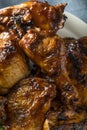 Homemade Spicy Barbecue BBQ Chicken Royalty Free Stock Photo