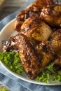 Homemade Spicy Barbecue BBQ Chicken Royalty Free Stock Photo