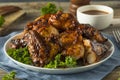 Homemade Spicy Barbecue BBQ Chicken Royalty Free Stock Photo