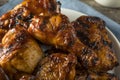 Homemade Spicy Barbecue BBQ Chicken Royalty Free Stock Photo