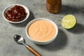 Homemade Spicy Chipotle Mayo Spread Royalty Free Stock Photo